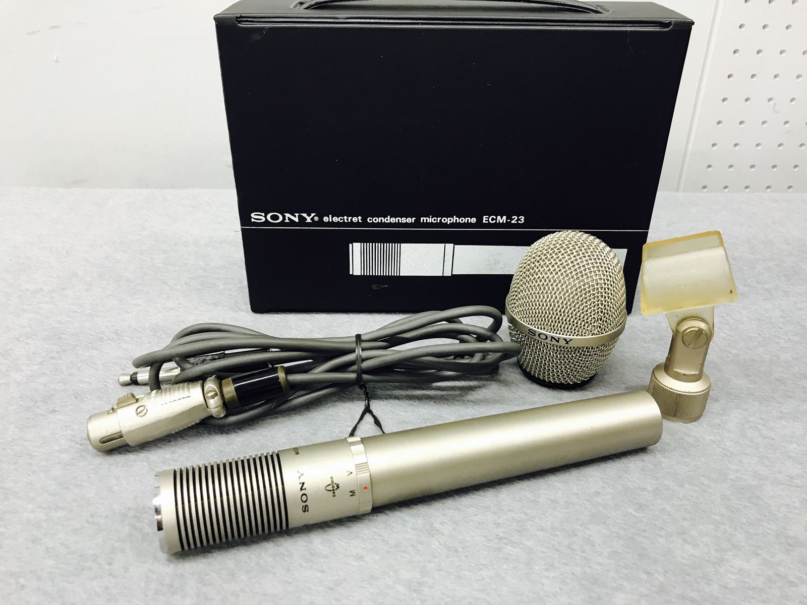SONY ECM-23 コンデンサーマイク ケーブル付き | SwingAudio Shop