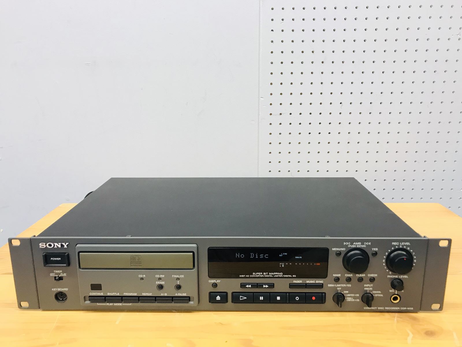 【動作確認済】 SONY CDレコーダー ☆ CDR-W33